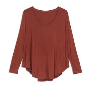 LuluLemon Up For Down Time Long Sleeve